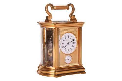 Lot Henri Marc (Paris), an eight-day gilt brass...