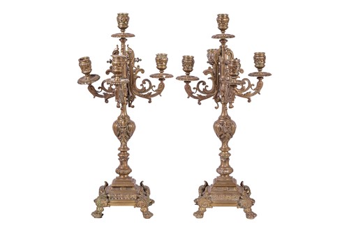 Lot 230 - A pair of late 19th century Continental style...