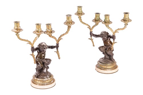 Lot In the manner of Claude Michel Clodian, a pair...