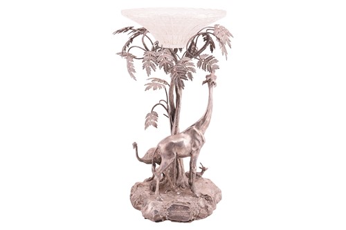 Lot 470 - Elkington. A substantial silver-plated table...