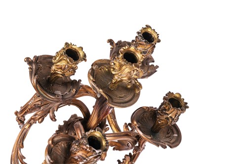 Lot 180 - A 19th century French bronze and gilt metal...