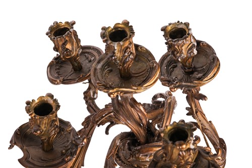 Lot 180 - A 19th century French bronze and gilt metal...