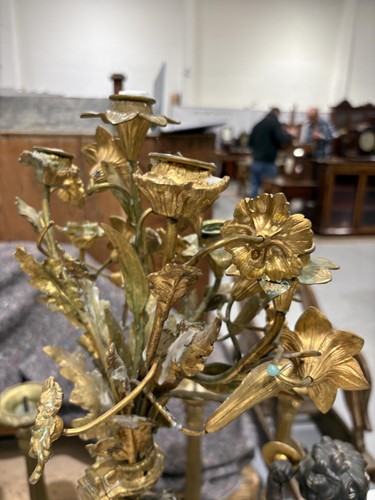 Lot 180 - A 19th century French bronze and gilt metal...