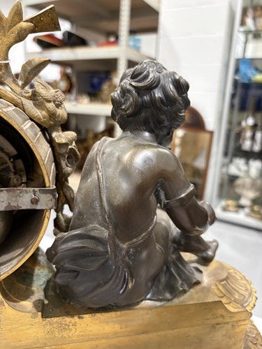 Lot 180 - A 19th century French bronze and gilt metal...