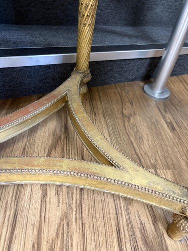 Lot 74 - A Louis XVI style carved wood and gilt gesso...