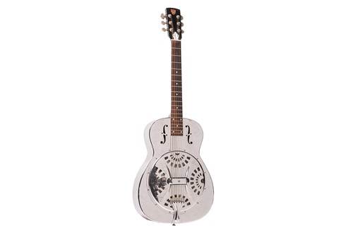 Lot 310 - A 'Dobro 36' metal-bodied six string resonator...