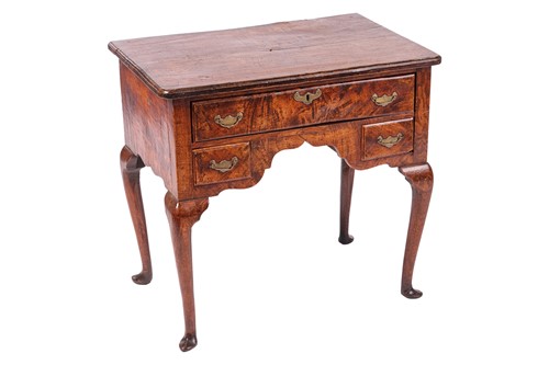 Lot A George III provincial solid 'Quilted Elm'...