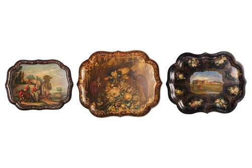 Lot A Jennens & Bettridge (post 1837) painted...