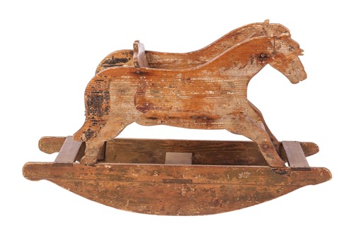 Lot A Vintage 'Folk Art' child's painted deal...