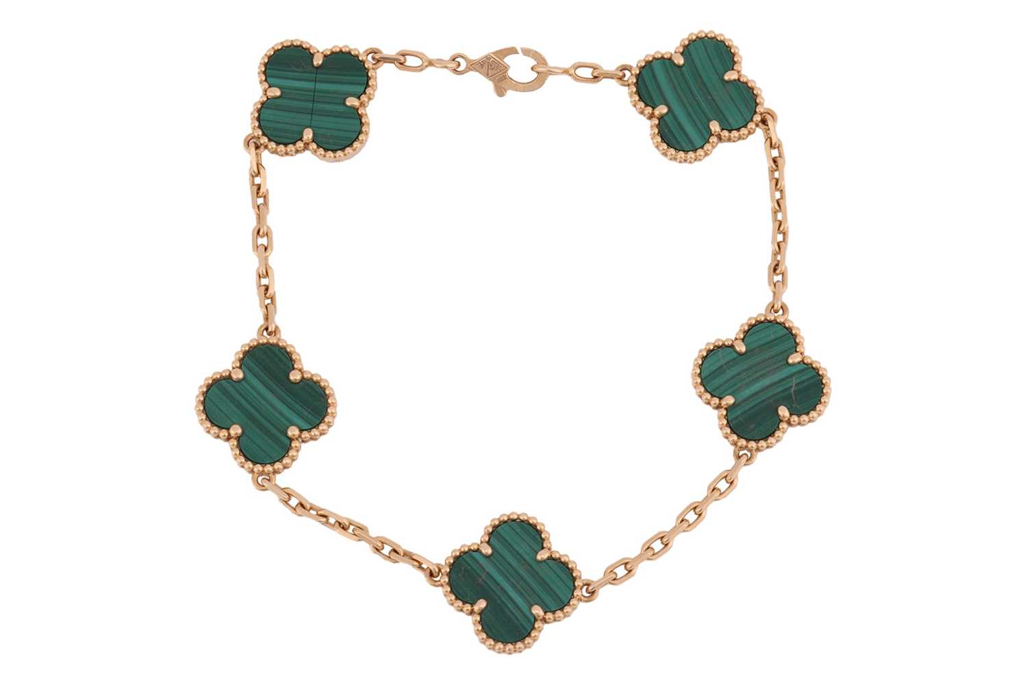 Lot 38 - Van Cleef & Arpels - A malachite 'Vintage...