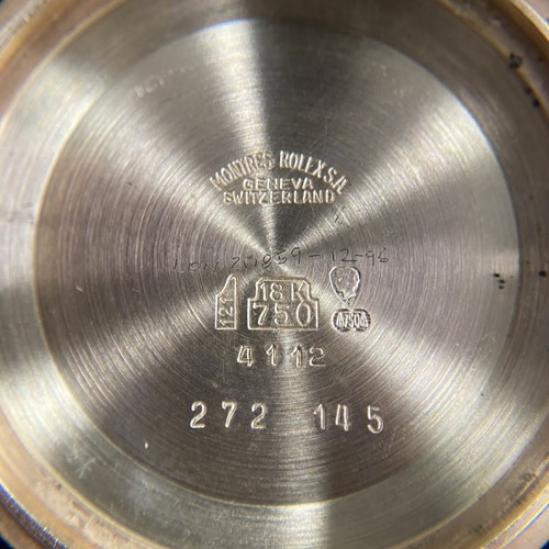 Lot 370 - Rolex 18ct Gold Cellini Reference: 4112 (Case...