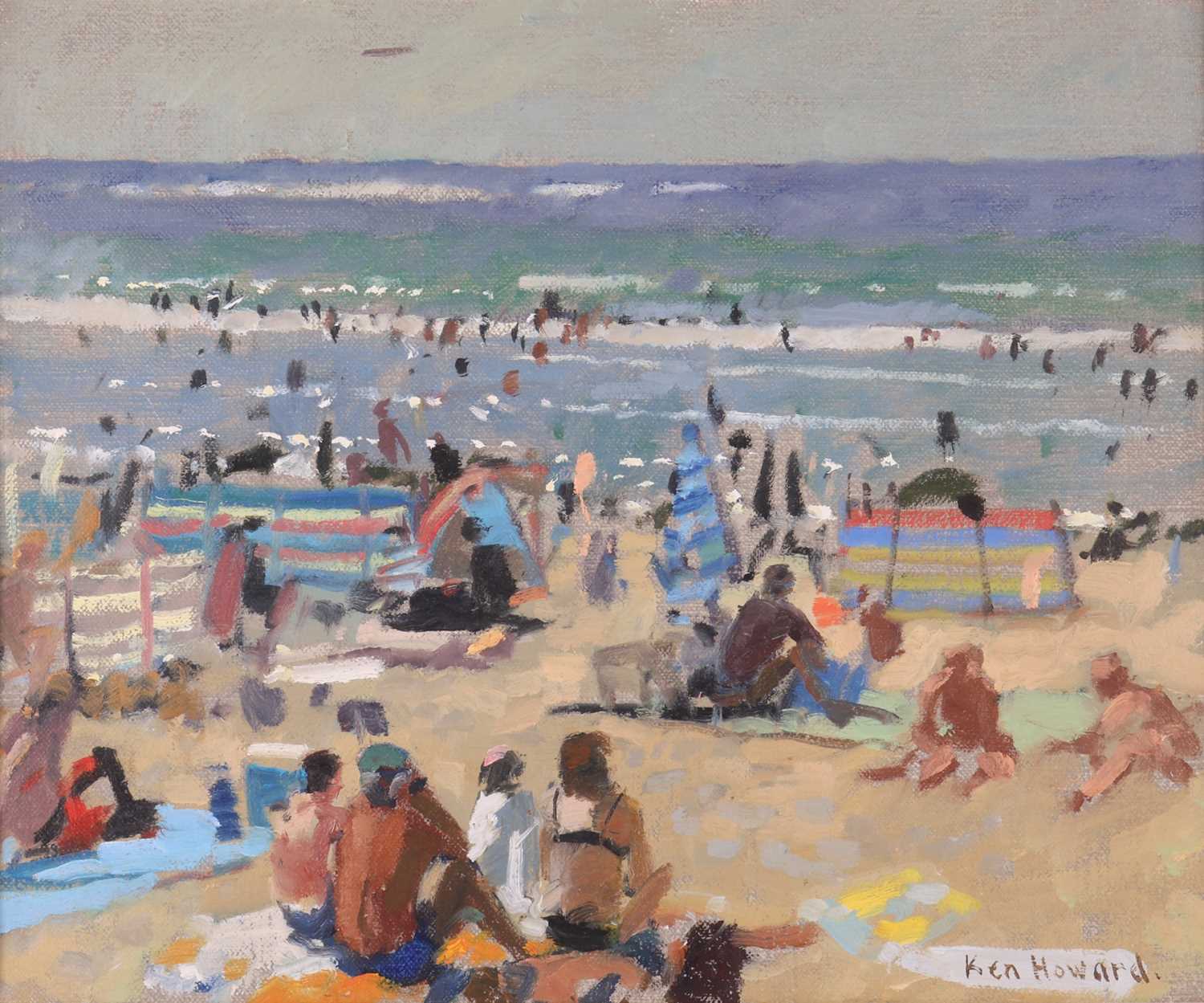 Lot Ken Howard (British 1932-2022) Summer Beach...