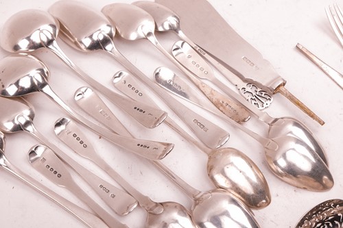 Lot 424 - A pair of Danish silver grape scissors, by P....