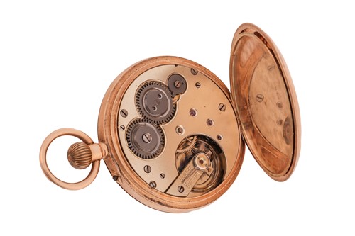 Lot 407 - Stockwell & Co – A 12ct Gold open-face pocket...