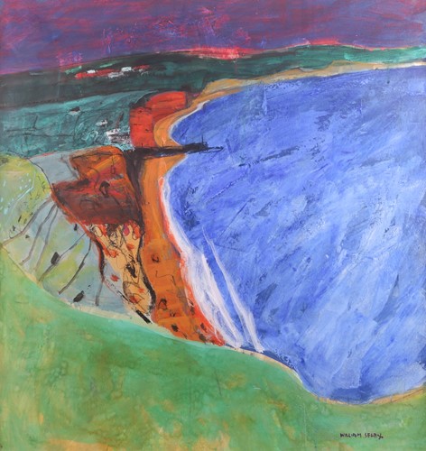 Lot 105 - William Selby (British b.1933) 'Dorset coast...