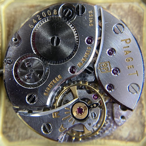 Lot Piaget An 18ct Yellow Gold Woven Texture...