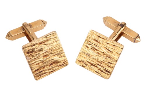 Lot Kurt Weiss - A pair of cufflinks in 18ct gold,...