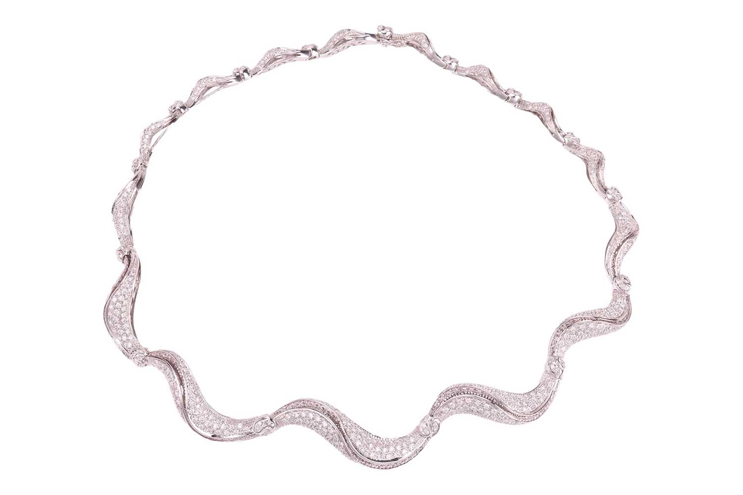 Lot 241 - Damiani - a diamond necklace from the Gemilli...