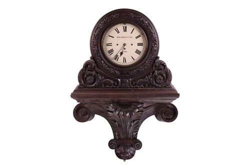 Lot 165 - Darling & Wood, York, a late 19th century oak...