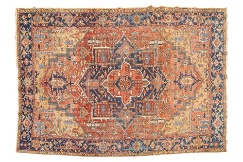 Lot 155 - A Heriz carpet, first half of the 20th-century,...