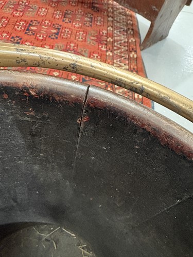 Lot 36 - A pair of late George III brass bound mahogany...