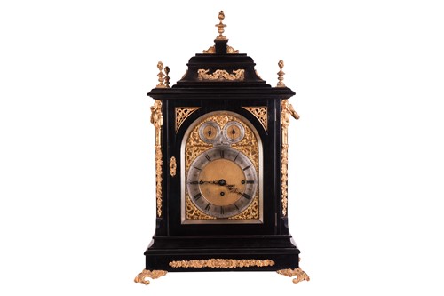 Lot 164 - A large Victorian ebonised and gilt...