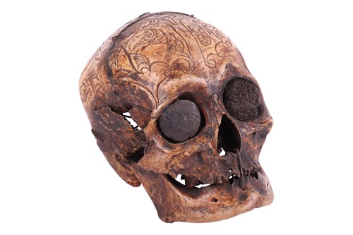 Lot 29 - A rare 19th century Dayak Tribe (Borneo) human...