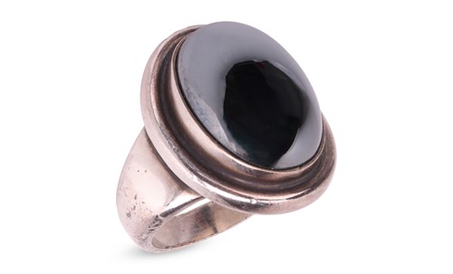 Lot 269 - Georg Jensen – A hematite ring designed by...