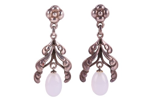 Lot 282 - Georg Jensen – A pair of ‘Moonlight Blossom’...