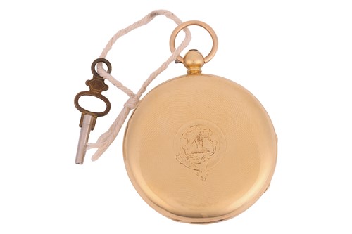 Lot 338 - A Finlay & Field of Glasgow; An 18ct gold open-...