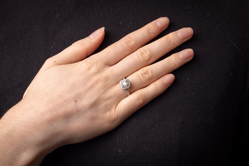 Lot Tiffany & Co. - A 'Tiffany Soleste' double row...