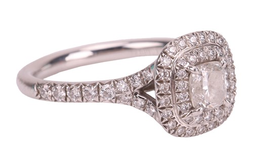 Lot Tiffany & Co. - A 'Tiffany Soleste' double row...