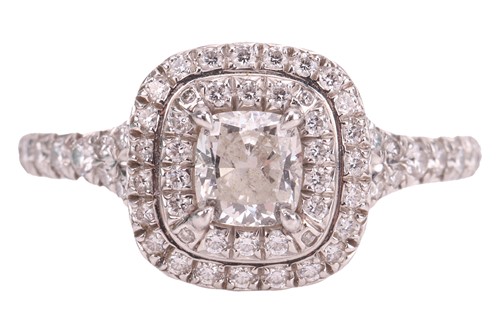 Lot Tiffany & Co. - A 'Tiffany Soleste' double row...