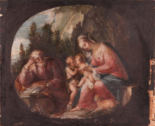 Lot European School (18th century) The Holy Family...