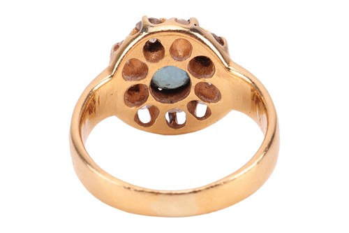 Lot 41 - A Victorian Alexandrite and diamond cluster...