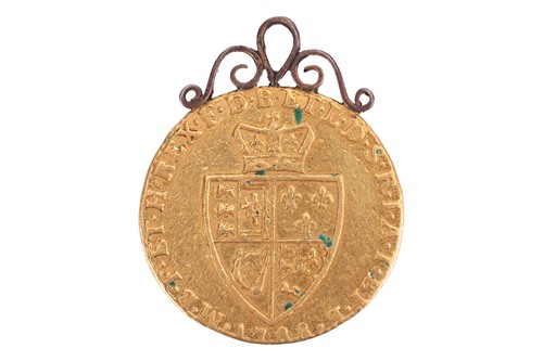 Lot 87 - A George III, 1788 Gold Spade Guinea, with...