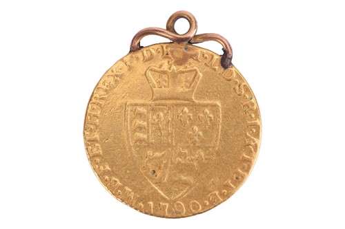 Lot 88 - A George III 1790 Gold Spade Guinea, with...