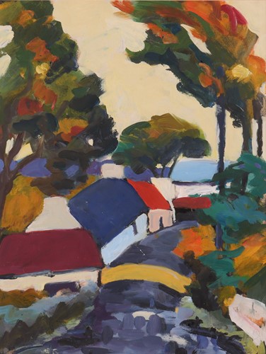 Lot 101 - Melita Denaro (Irish b.1950) Farms on The Isle...