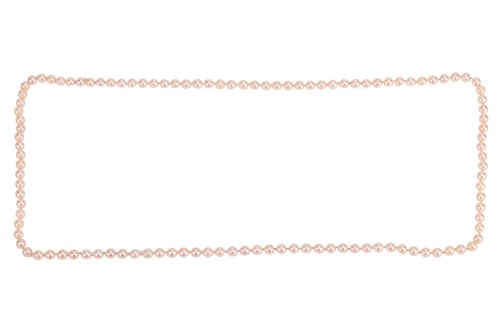 Lot 23 - A single-row cultured pearl necklace,...