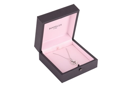 Lot Boodles - An 18ct white gold diamond-set...