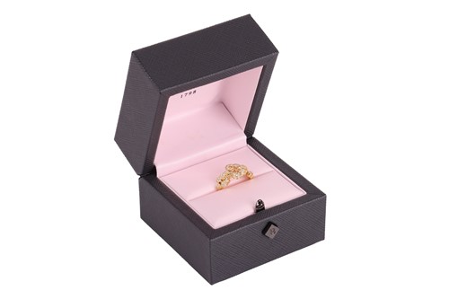 Lot 237 - Boodles - a diamond-set 'Blossom Triple' ring...