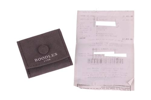 Lot 237 - Boodles - a diamond-set 'Blossom Triple' ring...