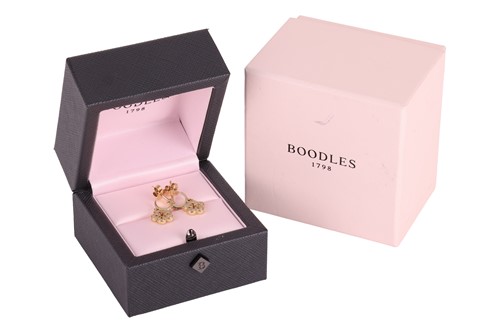 Lot 238 - Boodles - a pair of diamond-set 'Blossom...