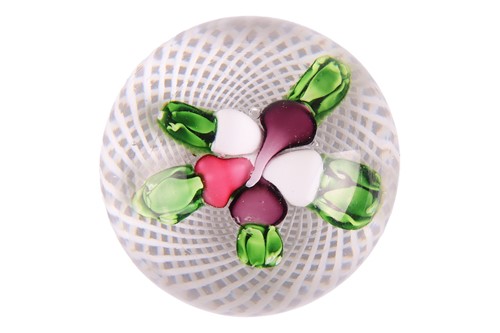 Lot A St Louis 19th-century paperweight, decorated...