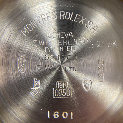 Lot 329 - Rolex An 18ct Yellow Gold ‘Tiger’s Eye’ Oyster...