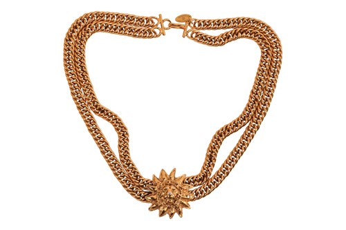 Lot 249 - Chanel - a 'Leo Lion Sun' choker, circa 1980s,...