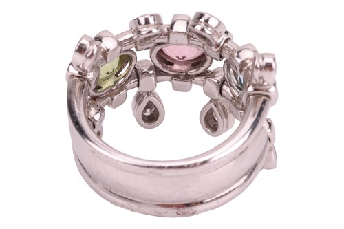 Lot 304 - Dior - a 'Deux Epices' multi-gem dress ring,...