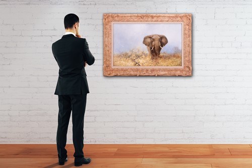 Lot 16 - David Shepherd (British 1931-2017) Bull...