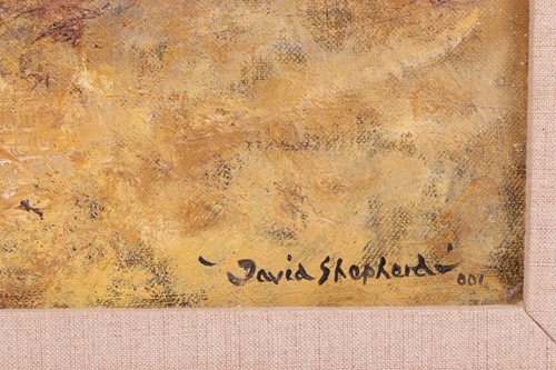 Lot 16 - David Shepherd (British 1931-2017) Bull...