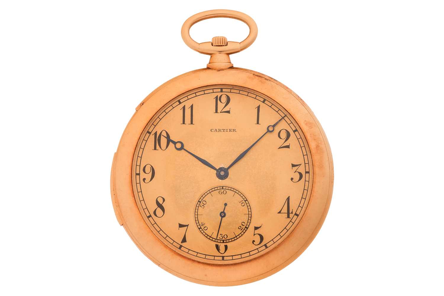 Lot 342 - Cartier - A Montre Couteau, Keyless Minute...